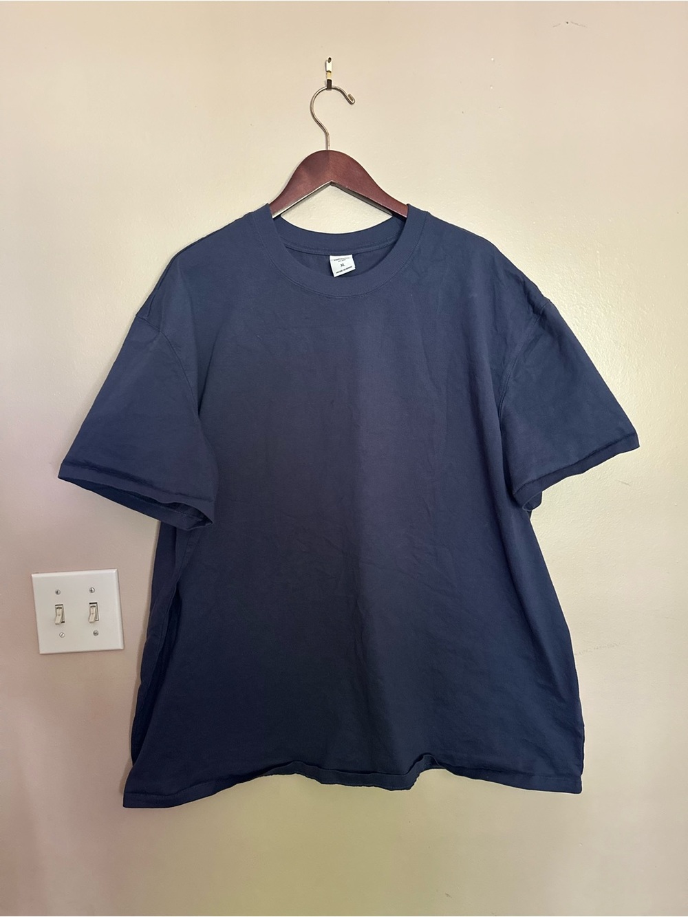 SKIMS Men's Navy Crewneck Short Sleeve Tee